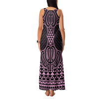Mawhero Maori Ta Moko Poutama Art Family Matching Tank Maxi Dress and Hawaiian Shirt LT9 - Polynesian Pride