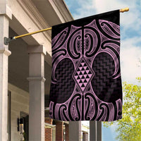 Mawhero Maori Ta Moko Poutama Art Garden Flag