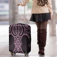 Mawhero Maori Ta Moko Poutama Art Luggage Cover