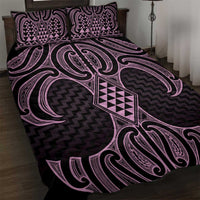 Mawhero Maori Ta Moko Poutama Art Quilt Bed Set