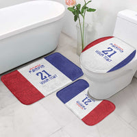 New Zealand Rugby Pacific Personalised Bathroom Set Maori Style Tribal Tapa Pattern - Polynesian Pride