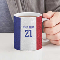 New Zealand Rugby Pacific Personalised Ceramic Mug Maori Style Tribal Tapa Pattern - Polynesian Pride