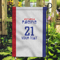 New Zealand Rugby Pacific Personalised Garden Flag Maori Style Tribal Tapa Pattern