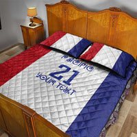 New Zealand Rugby Pacific Personalised Quilt Bed Set Maori Style Tribal Tapa Pattern