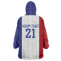 New Zealand Rugby Pacific Personalised Wearable Blanket Hoodie Maori Style Tribal Tapa Pattern