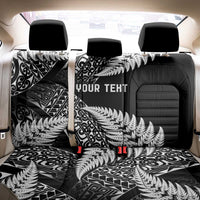 New Zealand Rugby Pacific Personalised Back Car Seat Cover All Black Maori Pasifika Fern Pattern LT9 - Polynesian Pride