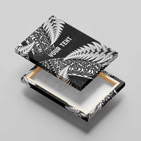 New Zealand Rugby Pacific Personalised Canvas Wall Art All Black Maori Pasifika Fern Pattern