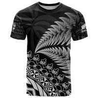 Custom Fiji New Zealand Rugby T Shirt Cibi Dance with Black Fern LT9 Black - Polynesian Pride