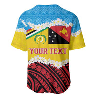 Personalised Torba PNG Forever Baseball Jersey Polynesian Sand Art - Polynesian Pride