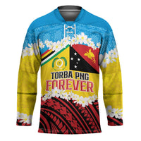 Personalised Torba PNG Forever Hockey Jersey Polynesian Sand Art - Polynesian Pride