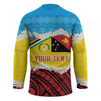 Personalised Torba PNG Forever Hockey Jersey Polynesian Sand Art - Polynesian Pride