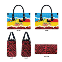 Torba PNG Forever Leather Bag Polynesian Sand Art - Polynesian Pride