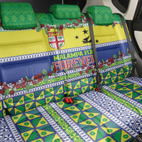Malampa Fiji Forever Back Car Seat Cover Tagimoucia Polynesian Sand Drawing - Polynesian Pride