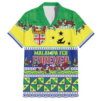 Personalised Malampa Fiji Forever Family Matching Short Sleeve Bodycon Dress and Hawaiian Shirt Tagimoucia Polynesian Sand Drawing - Polynesian Pride