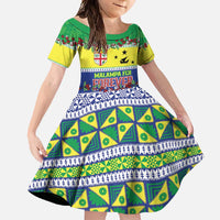 Personalised Malampa Fiji Forever Family Matching Tank Maxi Dress and Hawaiian Shirt Tagimoucia Polynesian Sand Drawing - Polynesian Pride