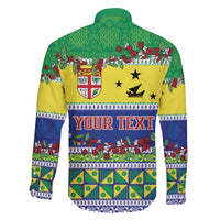 Personalised Malampa Fiji Forever Family Matching Tank Maxi Dress and Hawaiian Shirt Tagimoucia Polynesian Sand Drawing - Polynesian Pride