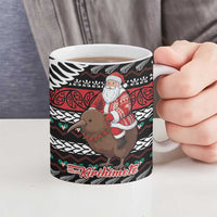 New Zealand Kiwi Santa Christmas Ceramic Mug He Wairua Kirihimete - Polynesian Pride