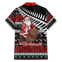 New Zealand Kiwi Santa Christmas Family Matching Puletasi and Hawaiian Shirt He Wairua Kirihimete - Polynesian Pride