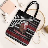 New Zealand Kiwi Santa Christmas Tote Bag He Wairua Kirihimete - Polynesian Pride