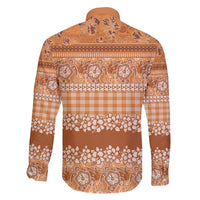 Hawaiian Hibiscus Honu Family Matching Tank Maxi Dress and Hawaiian Shirt Gold Mele Kalikimaka Palaka Spirit - Polynesian Pride