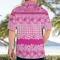 Hawaiian Hibiscus Honu Hawaiian Shirt Pink Mele Kalikimaka Palaka Spirit LT9 - Polynesian Pride