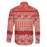 Hawaiian Hibiscus Honu Family Matching Summer Maxi Dress and Hawaiian Shirt Red Mele Kalikimaka Palaka Spirit LT9 - Polynesian Pride
