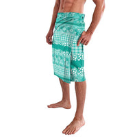 Hawaiian Hibiscus Honu Lavalava Turquoise Mele Kalikimaka Palaka Spirit - Polynesian Pride