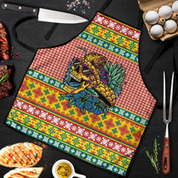 Hawaiian Pineapples Skull Apron Mele Kalikimaka Palaka Quilt Pattern - Polynesian Pride