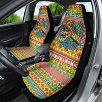 Hawaiian Pineapples Skull Car Seat Cover Mele Kalikimaka Palaka Quilt Pattern - Polynesian Pride