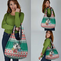 Hawaiian Skull Surfs Grocery Bag Mele Kalikimaka Palaka Quilt Pattern - Polynesian Pride