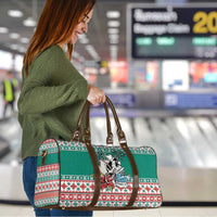 Hawaiian Skull Surfs Travel Bag Mele Kalikimaka Palaka Quilt Pattern - Polynesian Pride