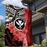 Aloha Vintage Hawaii Tribal Garden Flag Red Style LT9 - Polynesian Pride