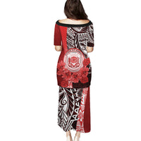 Aloha Vintage Hawaii Tribal Puletasi Red Style LT9 - Polynesian Pride