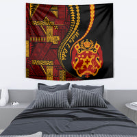 Vintage Tonga Malo E Lelei Ngatu Pattern Tapestry LT9 - Polynesian Pride