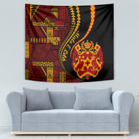 Vintage Tonga Malo E Lelei Ngatu Pattern Tapestry LT9 - Polynesian Pride