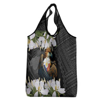 Philippines Eagle with Coat Of Arm Grocery Bag Simple Sampaguita Jasmine