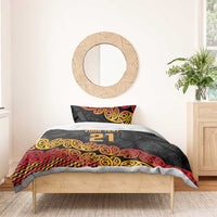 New Zealand Rugby Pacific Custom Bedding Set Rangatira Maori Kowhaiwhai Pattern LT9 - Polynesian Pride
