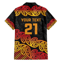 New Zealand Rugby Pacific Custom Family Matching Tank Maxi Dress and Hawaiian Shirt Rangatira Maori Kowhaiwhai Pattern LT9 - Polynesian Pride