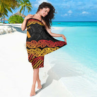 New Zealand Rugby Pacific Custom Sarong Rangatira Maori Kowhaiwhai Pattern