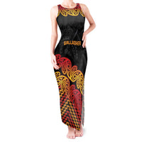 New Zealand Rugby Pacific Custom Tank Maxi Dress Rangatira Maori Kowhaiwhai Pattern