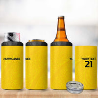 New Zealand Rugby Pacific Custom 4 in 1 Can Cooler Tumbler Hau Awhiowhio Maori Tribal Tattoo LT9 - Polynesian Pride