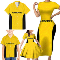 New Zealand Rugby Pacific Custom Family Matching Short Sleeve Bodycon Dress and Hawaiian Shirt Hau Awhiowhio Maori Tribal Tattoo