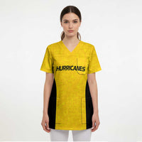 New Zealand Rugby Pacific Custom Scrub Top Hau Awhiowhio Maori Tribal Tattoo - Polynesian Pride