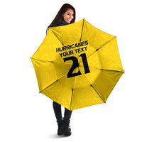 New Zealand Rugby Pacific Custom Umbrella Hau Awhiowhio Maori Tribal Tattoo - Polynesian Pride