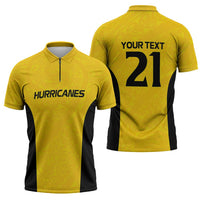 New Zealand Rugby Pacific Custom Zipper Polo Shirt Hau Awhiowhio Maori Tribal Tattoo - Polynesian Pride