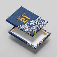 New Zealand Rugby Pacific Custom Canvas Wall Art Kahupeka Maori Kowhaiwhai Pattern