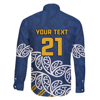 New Zealand Rugby Pacific Custom Family Matching Long Sleeve Bodycon Dress and Hawaiian Shirt Kahupeka Maori Kowhaiwhai Pattern
