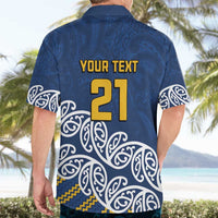 New Zealand Rugby Pacific Custom Hawaiian Shirt Kahupeka Maori Kowhaiwhai Pattern