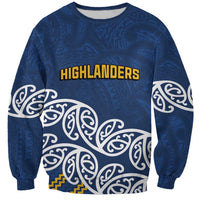 New Zealand Rugby Pacific Custom Sweatshirt Kahupeka Maori Kowhaiwhai Pattern