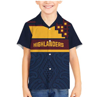 New Zealand Rugby Pacific Custom Family Matching Mermaid Dress and Hawaiian Shirt Kahupeka Retro 2025 Taniko Motif